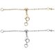 thumbnail image 1 of 2pcs Adjustable Necklace Chain Extenders Durable Bracelet Extension Chain Portable Chains, 1 of 4