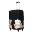 thumbnail image 2 of Daiia Little Chef Gnome Luggage Cover, Thickened Washable Travel Luggage Covers, Elastic Unique Baggage Covers for 18-20 inch Luggage-Medium, 2 of 9