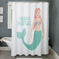 thumbnail image 3 of CafePress - I Believe In Mermaids - Unique Fabric Shower Curtain 70" x 72", 3 of 3
