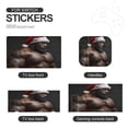 thumbnail image 4 of POBUDS Switch Skin | Sticker Wrap Vinyl Decal | Set Compatible with Nintendo Switch ( Switch Standard, Strong Black Santa Claus), 4 of 5