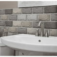 thumbnail image 6 of MOYISHI 7.87"X3.94" Self-Adhesive Wallpaper with Brick Pattern Marble,27-Sheet Peel and Stick Backsplash for Kitchen and Bathroom (Not Real Not Textured Tiles Fake 3D Look), 6 of 6