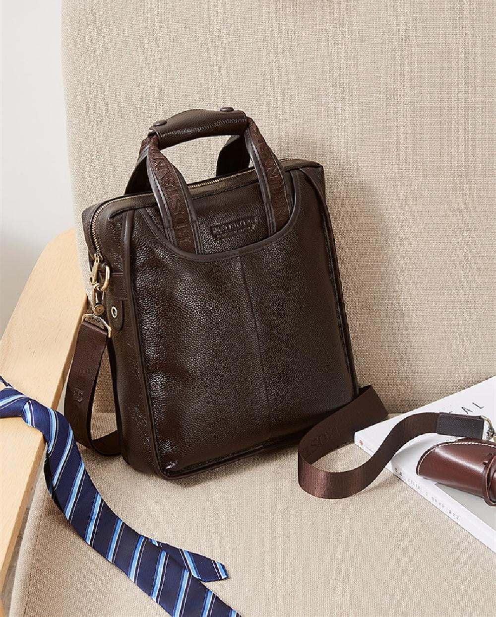 Bostanten leather briefcase hotsell