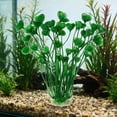 thumbnail image 6 of Deago 2 Pcs 15.7 Inch Large Aquarium Plants Artificial Plastic Fish Tank Plants Decoration Ornament for Fish, Green, 6 of 8