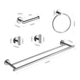 thumbnail image 2 of 5 Pieces Bathroom Hardware Set Stainless Steel Wall Mount Bathroom Accessory Towel Bar Set, 2 of 9