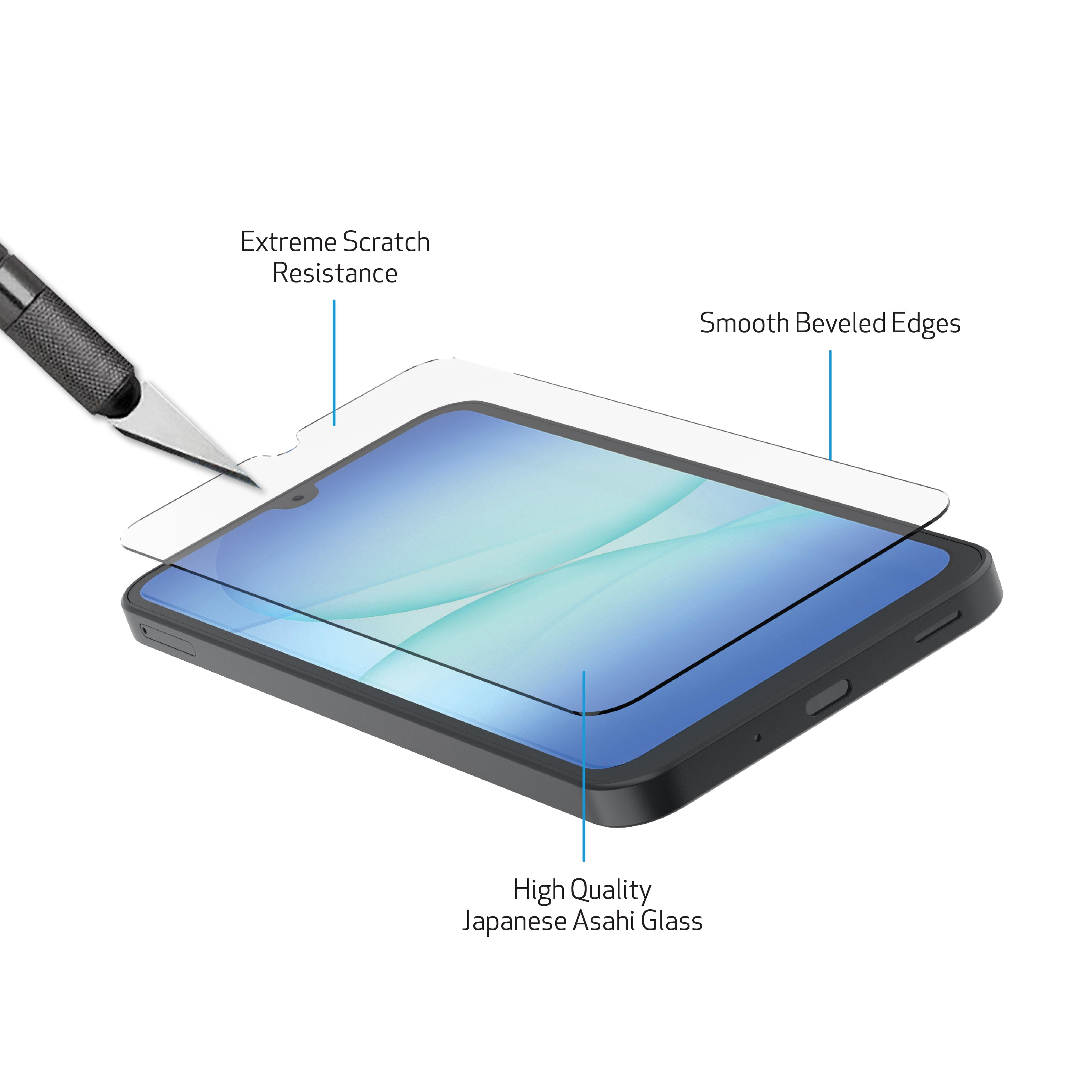 DuraGlass Tempered Glass Screen Protector with Quick Installation Tray for Samsung Galaxy A17 5G
