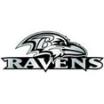 thumbnail image 1 of Baltimore Ravens Auto Emblem - Silver, 1 of 1