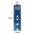 thumbnail image 4 of FLhrweasw Adaptador SSD M.2 A USB3.1 (un Enchufe Recto/solo Protocolo Soporte), 4 of 6