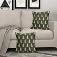 thumbnail image 3 of Christmas Tree Pillow Covers 18x18 Set of 2 Red Xmas Rustic Style Winter Print Decorative Outdoor Pillowcases Farmhouse Vintage Holiday Decorations Throw Cushion Case Decor for Couch Sofa Bed, 3 of 6