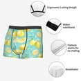 thumbnail image 6 of Bingfone Yellow Lemon Men'S Underwear - Casual Stretch Boxer Briefs-Small, 6 of 9