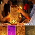 thumbnail image 5 of Crystal Table Lamp RGB Color Changing Night Lights (2 Pack) Crystal Rose Diamond Touch Lamp for Bedroom Living Room Decor (Remote & Touch Control), 5 of 10