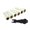 White inlaid large s, variant on 1 Set Delicate Guitar Bridge Pins Guitar String Pegs String Guitars Part Guitars Replacement Bridge Pins Bone Texture