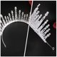 thumbnail image 2 of Tiara de corona barroca con diamantes de imitación para boda, accesorio de corona de pelo de lujo para boda, 2 of 7