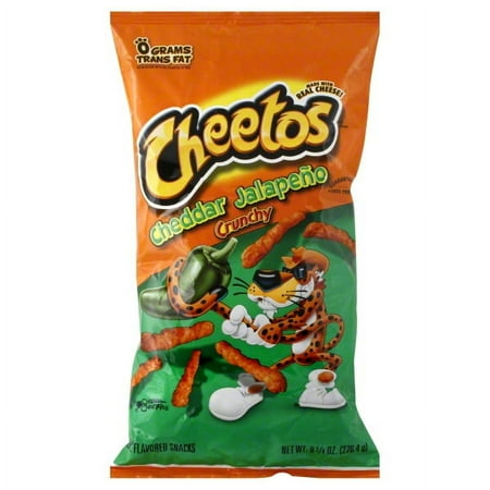 Cheetos Crunchy Jalapeno Flavored Snacks, 8.5oz Bags (Pack of 3)