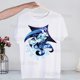 thumbnail image 1 of Camiseta con estampado de galletas de leche de sombra camiseta para hombre pantalón corto informal para hombre camisetas de manga Harajuku, 1 of 5