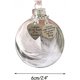thumbnail image 3 of Adorno navideño transparente Gseagtia con forma de bola de plumas, Un pedazo de mi corazón está en el cielo, bola de plástico transparente redonda de 2,4''/60 mm, colgante para árbol de Navidad,, 3 of 3