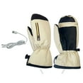 thumbnail image 1 of Penkiiy Heated Mitten,Rechargeable Gloves for Men & Women,Water-Resistant Winter Snow Gloves for Ice Fishing Hunting Camping Khaki, 1 of 9