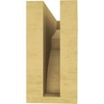 thumbnail image 4 of 3"W x 9"D x 6"H Classic Monterey Rough Cedar Woodgrain TimberThane Corbel, Primed Tan, 4 of 6