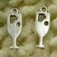thumbnail image 3 of K-KED 300 Pcs Tibetan Silver Wine Glass Charms Pendant 20X7MM S3372 DIY Delicate Jewelry Making, 3 of 4