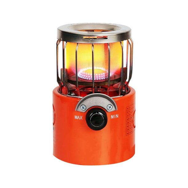 tssuouriy 2-in-1 Camping Ice Fishing Heater Cooker Portable Tent Heating  Stove Picnicking Backpacking Warmer Outdoor Equipment