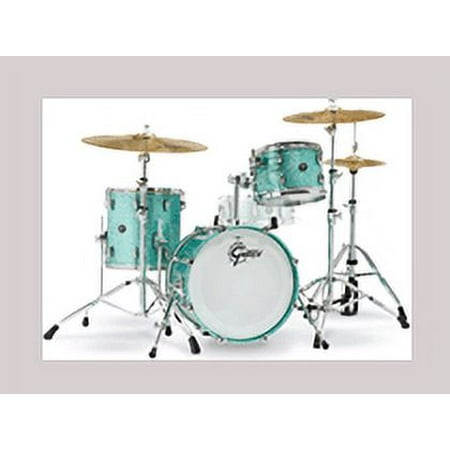 Gretsch Renown 3 Piece Drum Set (18/12/14): Turquoise Sparkle