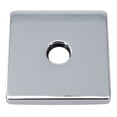 thumbnail image 4 of Sus304 Square Shower Arm Decorative Cover 3.5 Inch Chrome Finish Modern Style Flange Bracket for Bathroom Pipe Obliteration, 4 of 7