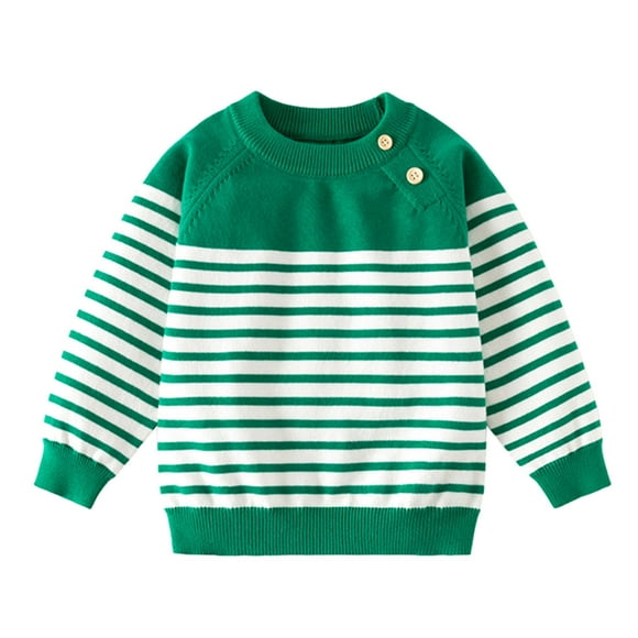 Liyamei Chandail Tricoté Chaud pour Garçons et Filles Tout-Petits Manches Longues Cardigan Manteau