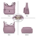 thumbnail image 5 of KXF Women Nylon Multi Pocket Crossbody Satchel Purse with Adjustable Strap for Daily Travel, 5 of 8