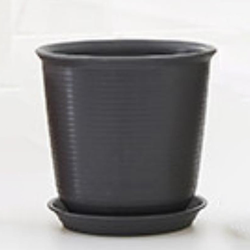 Plastic Flower Pot Plant Gray Ceramic Thickened Beige Imitation Resin Pot Red 