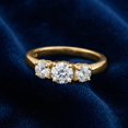 thumbnail image 4 of Pompeii 5/8ct 3-Stone Diamond Engagement Ring 14k Yellow Gold (H/I,I1-I2), 4 of 6