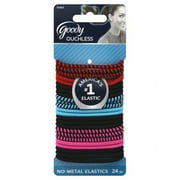 Goody Ouchless Rock Star Elastics, 24 Pack