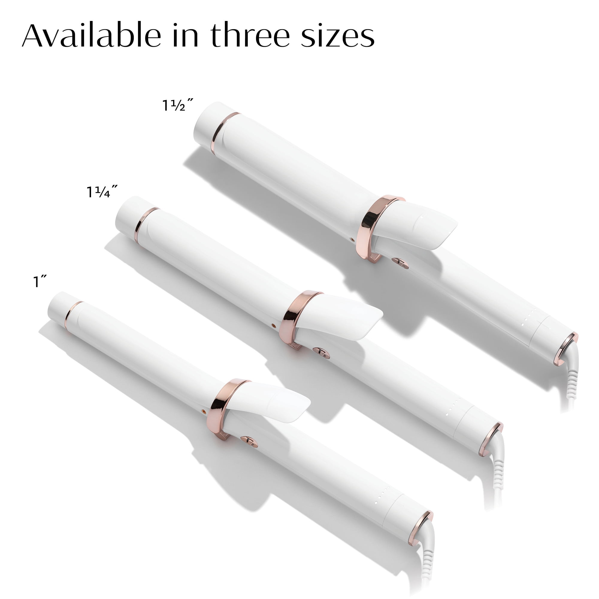 T3 SinglePass Curl X 1.25" Extra-Long Barrel Curling Iron with 9 Heat Settings and Ceramic Barrel for Fast Styling and Lasting Results on All Hair Types