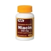Rugby Niacin Extended Release Dietary Supplement Tablets, 250 mg, 100 Count
