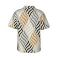 thumbnail image 3 of Balery Geometric Print Men's Hawaiian Shirts Short Sleeve Beach Shirt Relaxed Fit Vacation Button Down Shirts-XX-Large, 3 of 9