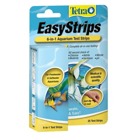 Tetra Easy Balance - Tetra Second Nature 19542 6-in-1 EasyStrips Test Strips, 25-Pack