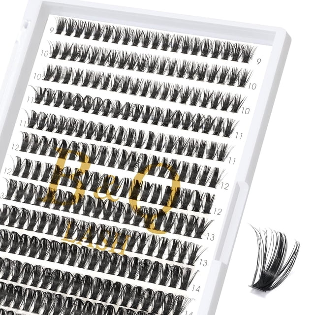 B&Qaugen Easy Fan Volume Lashes C-0.03-17 B&Qaugen Easy Fan Lashes 0.03 Extensiones de pestañas C Curl Mega Lash Extension Negro mate B&Q Easy Volume Fan Lashes 9 a 25 mm (C-0.03,17 mm)