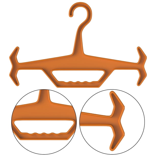 Percha Antideslizante para Chaleco Abrigos Y Armadura Corporal () Naranja