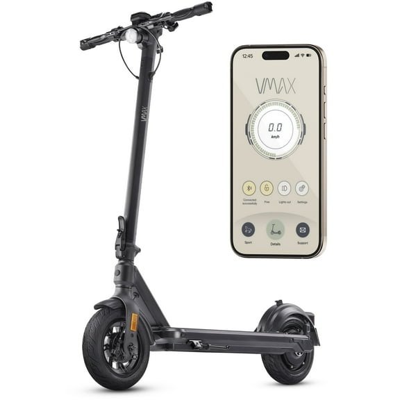 VMAX VX2 PRO LT Swiss Engineered Electric Scooter for Adults - 1300W Peak Power 22-Mile Range, IPX6 Water Resistant UL Certified Daily Commute Electric Scooter 24 Months Warranty