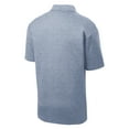 thumbnail image 6 of Yellow Rooster Men's PosiCharge RacerMesh Polo Shirts True Navy Heather 3XL, 6 of 6
