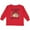 Red, variant on Inktastic My Great Aunt Loves Me with Sloth and Hearts Boys or Girls Long Sleeve Toddler T-Shirt