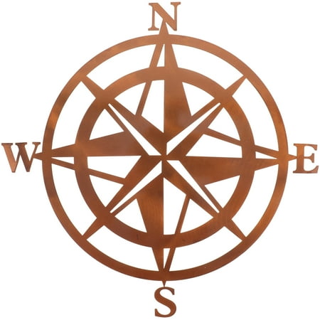 

FRCOLOR Metal Compass Ornament Decorative Nautical Compass Wall Decor Wall Hanging Art