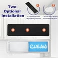thumbnail image 4 of PATIKIL Dishwasher Magnet Clean Dirty Sign, 7 x 2 Inch Clean & Dirty Dishwasher Indicator Slider Silver Acrylic Magnet Sign Laundry Kitchen Gadgets, Blue & Grey, 4 of 7