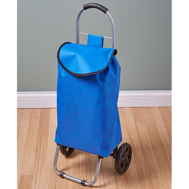 The Lakeside Collection Multipurpose Folding Utility Cart with Tote