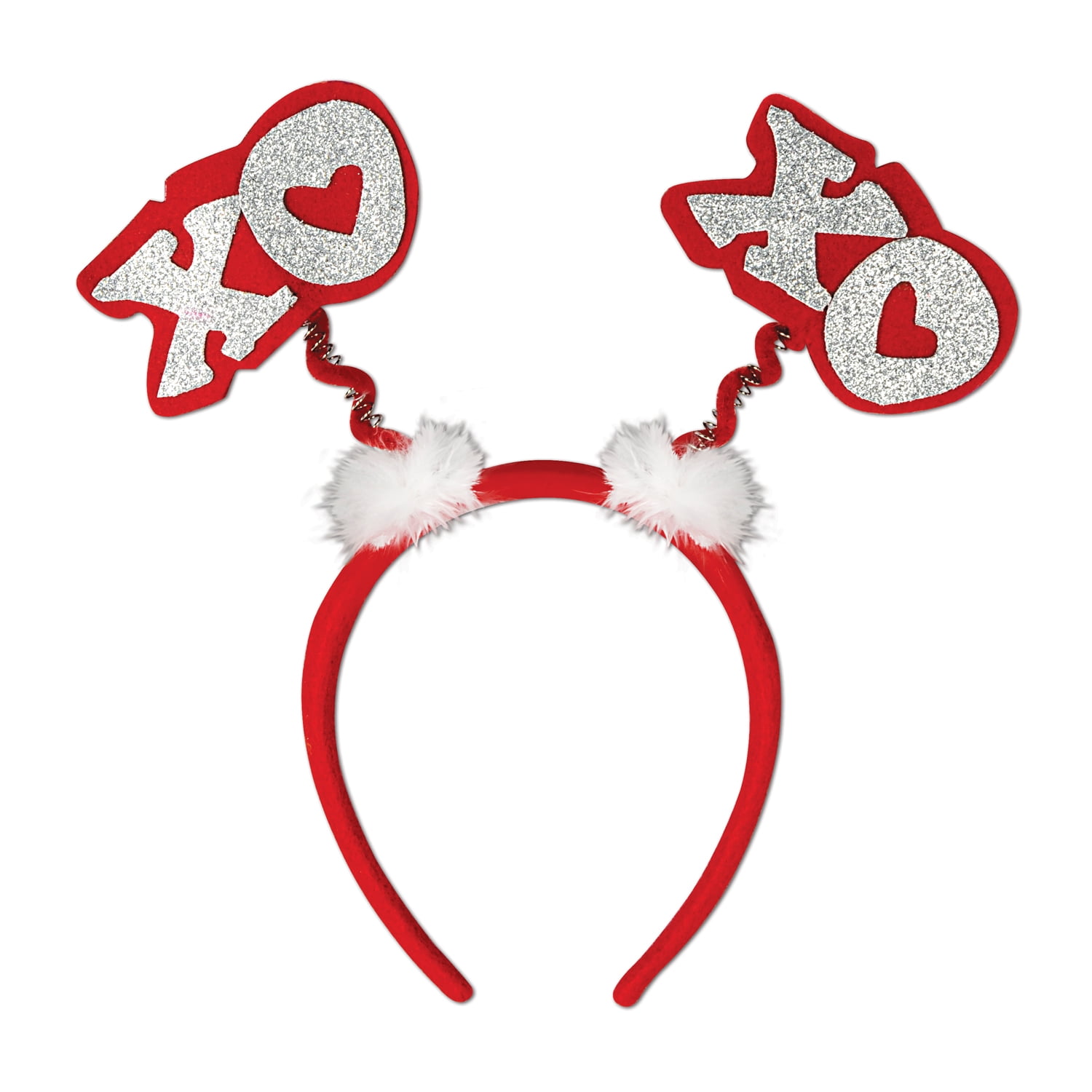 Beistle 50 Glittered Boppers Red