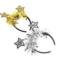 thumbnail image 5 of TUWAFE 2 Pcs Holiday Headbands for Holidays Bow New Year Headdress New Year's Eve Headbands for Women New Year Hair Accessories, 5 of 8