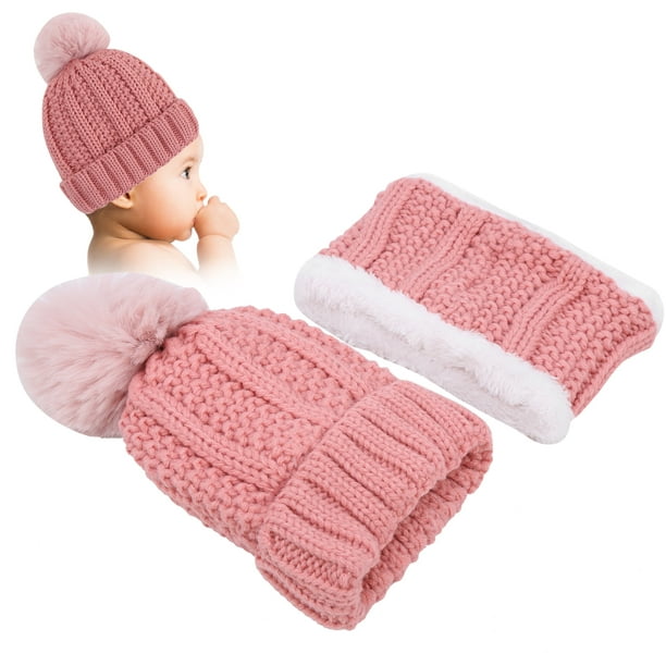 Casquette,Ensemble de gants et écharpe en laine pour femme, chapeau tricoté  chaud, à la mode, doux, fille, - Type pink 3-piece set - Cdiscount  Prêt-à-Porter