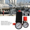 thumbnail image 3 of Kit De Interruptor De Presión Del Compresor De Aire, Fácil De Desmontar Puertos Estándar Precisos Interruptor De Presión Del Compresor De Aire Ahorro De Energía Con Barómetro, 3 of 8