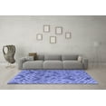 thumbnail image 3 of Ahgly Company Indoor Rectangle Abstract Blue Modern Area Rugs, 4' x 6', 3 of 4