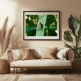 thumbnail image 3 of Fly on Plant Leaf 01 - Scranton Pennsylvania Photography Nature Botanical Insect Forest Scenic Black Framed Wall Art Print 24 x 36 inches, 3 of 4
