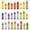 D#, variant on 9 Pcs Back To School Window Clings, Back To School Window Stickers Double-Sided Pencils Window Decals For First Day Of School Art Classroom Glass Decor