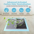 thumbnail image 4 of FluffyDream Ultra Charcoal Dog Training Pads with Leak-Proof Quick-Dry Urine Odor Design for Potty Training,13"X18"(100PCS)Improved Quality Pee Pads for Dogs, Super Absorbent Disposable Underpads, 4 of 7